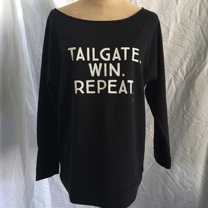 LAST Weekend—NWOT Tunic Top football  Med